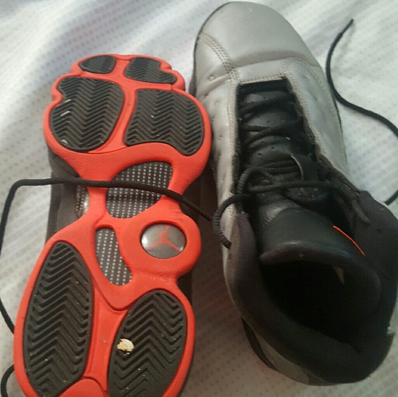 Nike Air Jordan 13 Retro PRM BG SZ 7Y Reflective - Picture 4 of 6